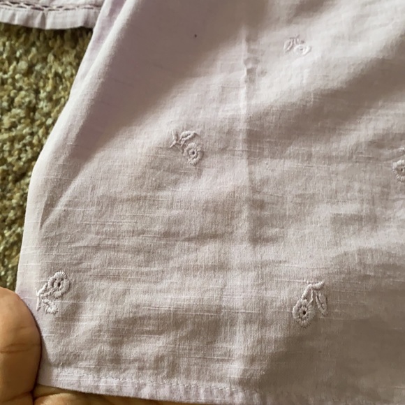 Anthropologie “Forever That Girl” lilac blouse - Picture 3 of 6